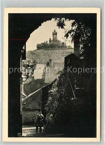 Cochem Mosel Motiv mit Burg Cochem Kat. Cochem