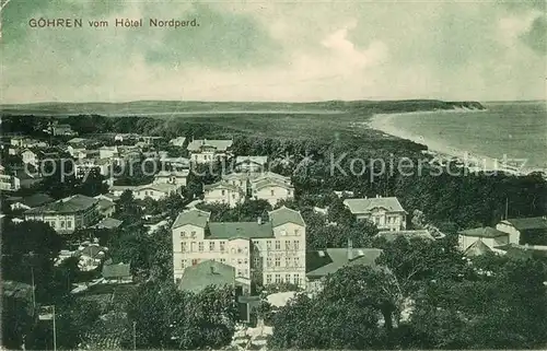 Goehren Ruegen Panorama Blick vom Hotel Nordperd Kat. Goehren Ostseebad Ruegen