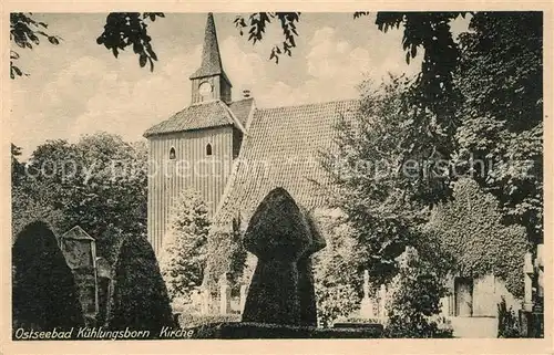 Kuehlungsborn Ostseebad Kirche Kat. Kuehlungsborn