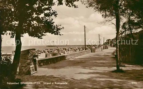 Brunshaupten Ostseebad Strand und Promenade