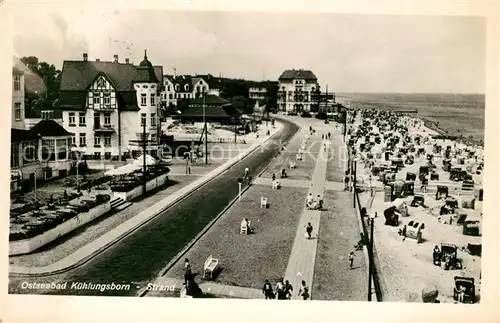 Kuehlungsborn Ostseebad Promenade Strand Kat. Kuehlungsborn