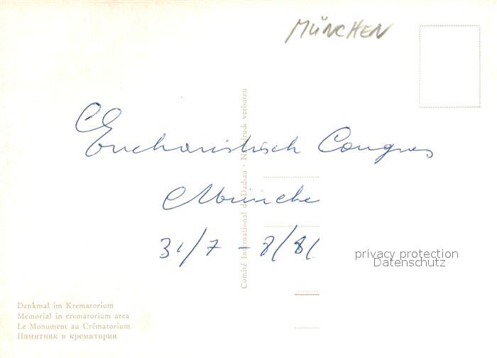 AK / Ansichtskarte Muenchen Denkmal Den