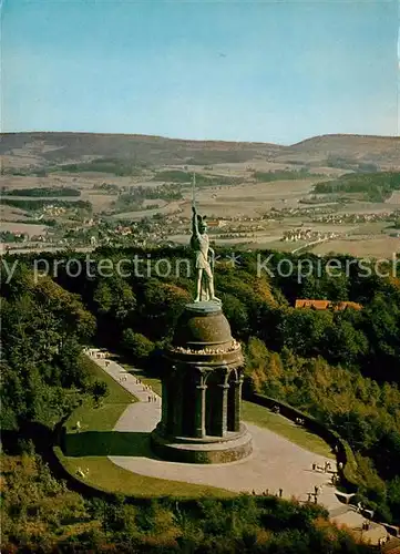 AK / Ansichtskarte Hermannsdenkmal Fliegeraufnahme Kat. Detmold