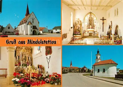 AK / Ansichtskarte Mindelstetten Kirche Grabstaette der Dulderin Anna Schaeffer Kat. Mindelstetten