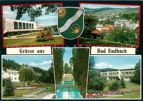 AK / Ansichtskarte Bad Endbach Minigolfplatz Kneipp Kurinstitut Tretstelle Kat. Bad Endbach