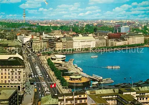 AK / Ansichtskarte Hamburg Jungfersteig Binnenalster Kat. Hamburg