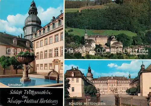 AK / Ansichtskarte Bad Berleburg Schloss Wittgenstein  Kat. Bad Berleburg