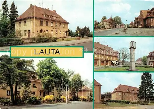 AK / Ansichtskarte Lauta Hoyerswerda Ernst Thaelmann Haus Rathaus  Kat. Lauta Hoyerswerda