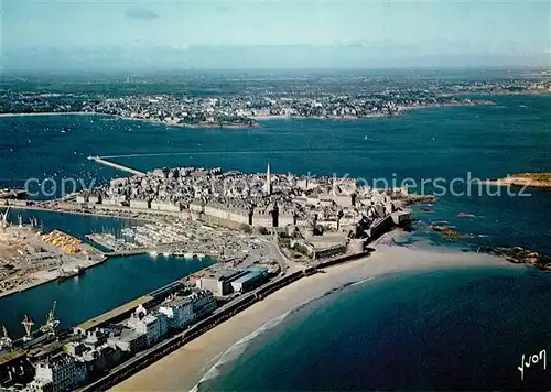 AK / Ansichtskarte Saint Malo Ille et Vilaine Bretagne Fliegeraufnahme  Kat. Saint Malo