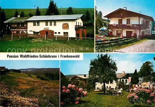 AK / Ansichtskarte Schoenbrunn Wunsiedel Pension Waldfrieden Kat. Wunsiedel