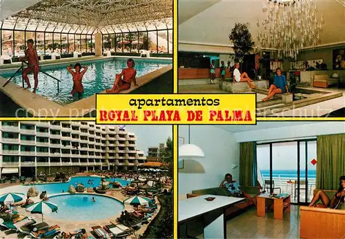 AK / Ansichtskarte Playa de Palma Mallorca Apartamentos Royal Playa de Palma Kat. Spanien