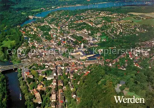 AK / Ansichtskarte Werden Ruhr Fliegeraufnahme Kat. Essen