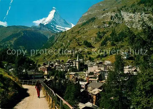 AK / Ansichtskarte Zermatt VS Matterhorn Kat. Zermatt