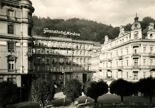 AK / Ansichtskarte Karlovy Vary Grandhotel Moskva Pupp Kat. Karlovy Vary Karlsbad