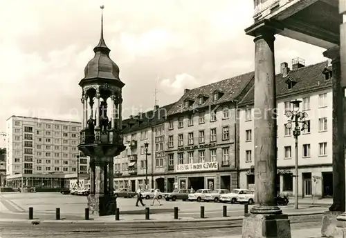 AK / Ansichtskarte Magdeburg Blickvom Rathaus zum Magdeburger Reiter Kat. Magdeburg