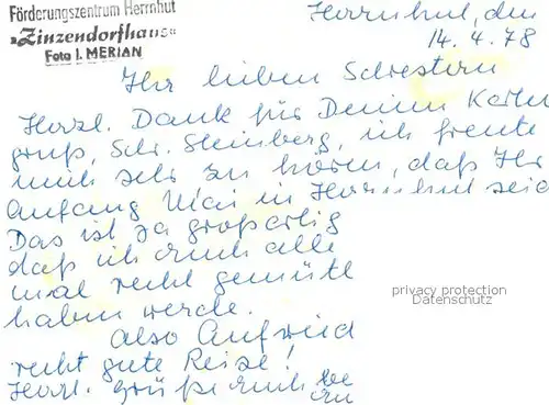 AK / Ansichtskarte Zinzendorf Oberpfalz Foerderungszentrum Herrnhut Zinzendorfhaus Kat. Woerth a.d.Donau