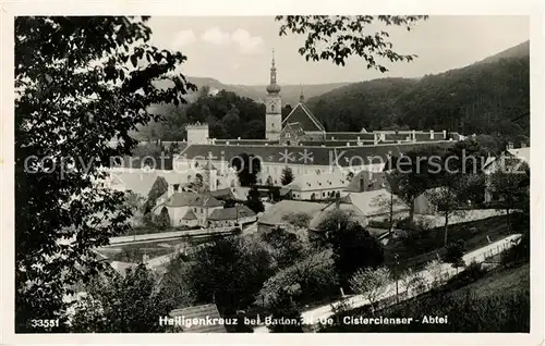 AK / Ansichtskarte Heiligenkreuz Niederoesterreich Cistercienser Abtei Kat. Heiligenkreuz