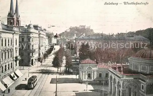 AK / Ansichtskarte Salzburg Oesterreich Westbahnstrasse Kat. Salzburg