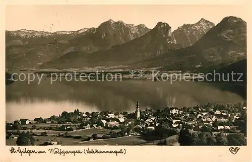 AK / Ansichtskarte St Gilgen Wolfgangsee Panorama