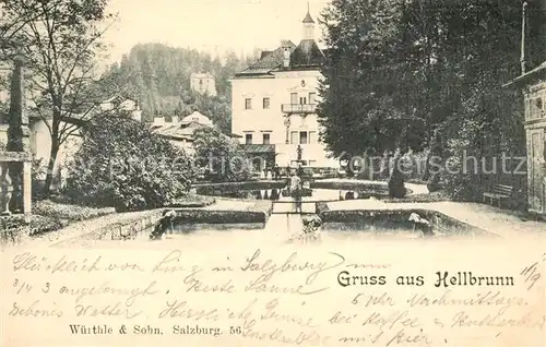 AK / Ansichtskarte Salzburg Oesterreich Schloss Hellbrunn Kat. Salzburg