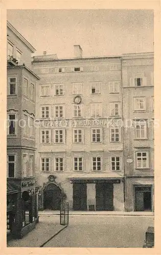 Salzburg Oesterreich Mozarts Geburtshaus Kat. Salzburg