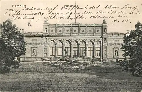 AK / Ansichtskarte Hamburg Kunsthalle Kat. Hamburg