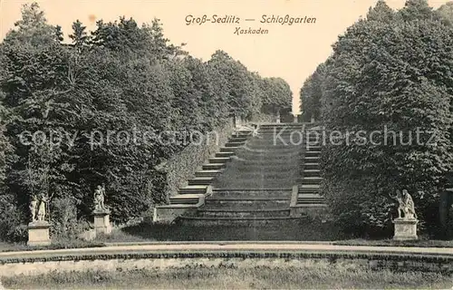 AK / Ansichtskarte Grosssedlitz Schlossgarten Kaskaden Kat. Heidenau