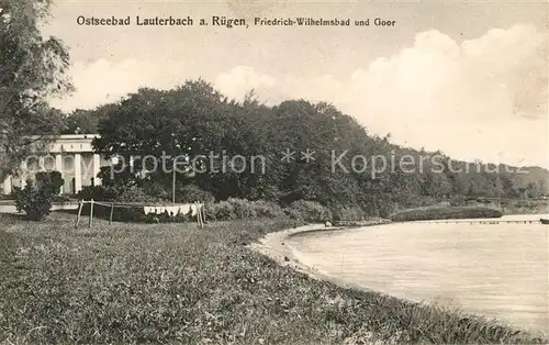 AK / Ansichtskarte Lauterbach Ruegen Friedrich Wilhelmsbad und Goor Kat. Putbus