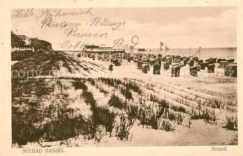 AK / Ansichtskarte Bansin Ostseebad Strand Kat. Heringsdorf