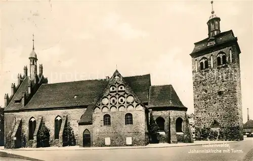 AK / Ansichtskarte Luckenwalde Johanniskirche mit Turm Kat. Luckenwalde