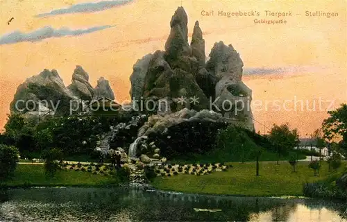 AK / Ansichtskarte Stellingen Hamburg Carl Hagenbecks Tierpark Gebirgspartie Felsen