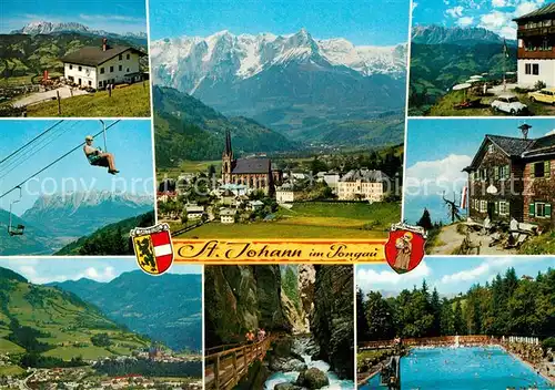 AK / Ansichtskarte St Johann Pongau Hahnbaum Alm Hotel Hoh. Gern  Kat. 