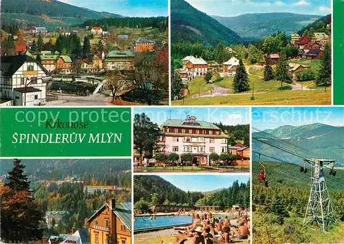 AK / Ansichtskarte Spindleruv Mlyn Spindlermuehle Stred Zotavovna ROH Hotel Montana Kat. Trutnov