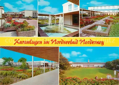 AK / Ansichtskarte Norderney Nordseebad Kuranlagen Kat. Norderney