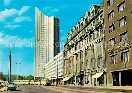 AK / Ansichtskarte Leipzig Goethestrasse Hochhaus Karl Marx Universitaet Kat. Leipzig