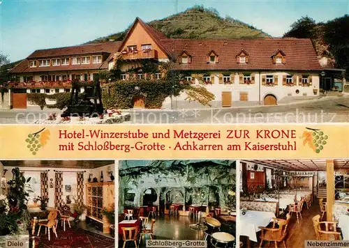 AK / Ansichtskarte Achkarren Hotel Krone Kat. Vogtsburg im Kaiserstuhl