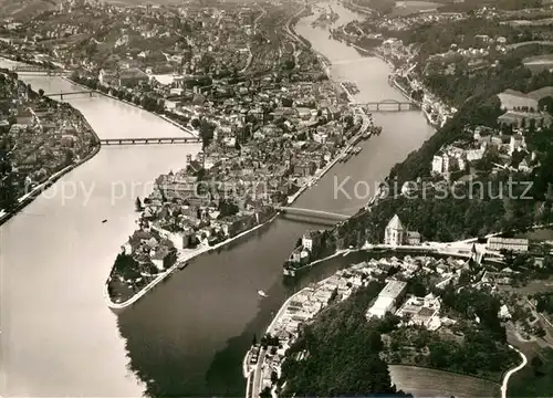 AK / Ansichtskarte Passau Fliegeraufnahme Kat. Passau