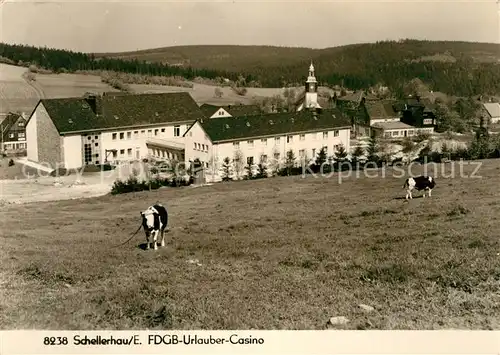 AK / Ansichtskarte Schellerhau FDGB Urlauber Casino Kat. Altenberg