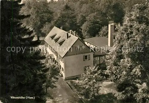 AK / Ansichtskarte Friedrichsbrunn Harz Bergraststaette Ferienheim Viktorshoehe Kat. Friedrichsbrunn