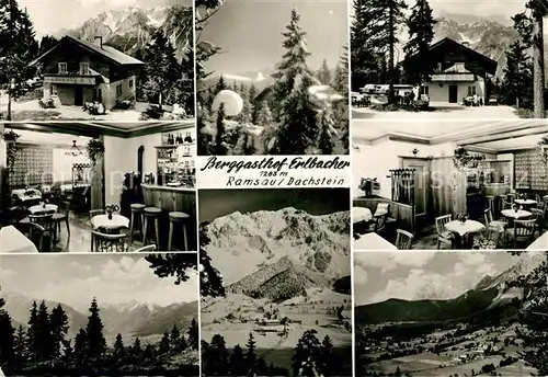 AK / Ansichtskarte Ramsau Dachstein Steiermark Berggasthof Erlbacher Panorama Kat. Ramsau am Dachstein