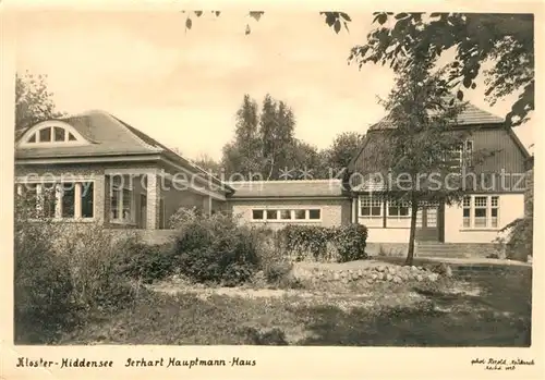 AK / Ansichtskarte Kloster Hiddensee Gerhart Hauptmann Haus Kat. Insel Hiddensee