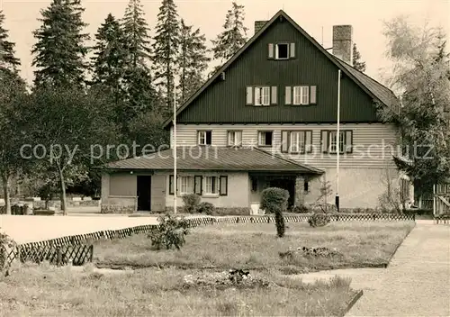 AK / Ansichtskarte Carlsfeld Erzgebirge FDGB Erholungsheim Weitersglashuette Kat. Eibenstock