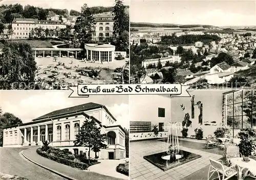 AK / Ansichtskarte Bad Schwalbach Wandelhalle Sanatorium Panorama Kat. Bad Schwalbach