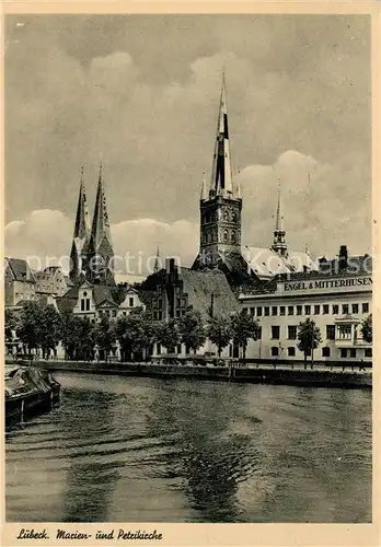 AK / Ansichtskarte Luebeck Marien Petrikirche Kat. Luebeck