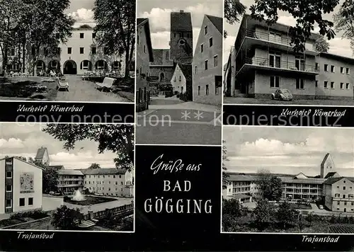 AK / Ansichtskarte Bad Goegging Kurhotel Roemerbad Trajansbad  Kat. Neustadt a.d.Donau