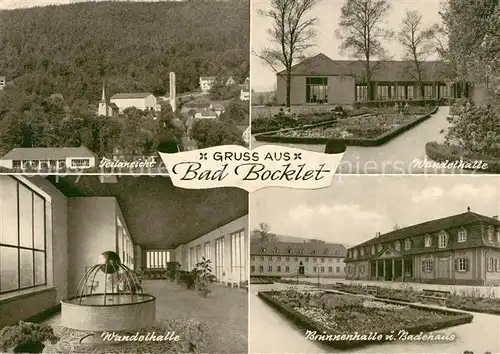 AK / Ansichtskarte Bad Bocklet Wandelhalle Brunnenhalle Badehaus Panorama Kat. Bad Bocklet