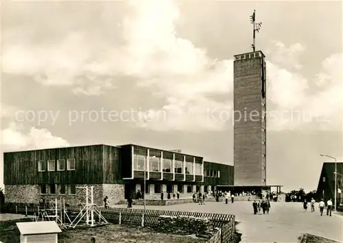 AK / Ansichtskarte Oberwiesenthal Erzgebirge HO Gaststaette Fichtelberghaus Kat. Oberwiesenthal