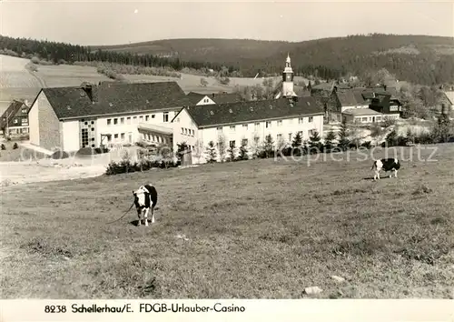 AK / Ansichtskarte Schellerhau FDGB Urlauber Casino Kat. Altenberg