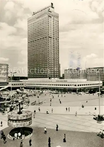 AK / Ansichtskarte Berlin Hotel Stadt Berlin Weltzeituhr Kat. Berlin