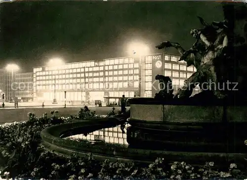 AK / Ansichtskarte Leipzig Postamt Karl Marx Platz Kat. Leipzig